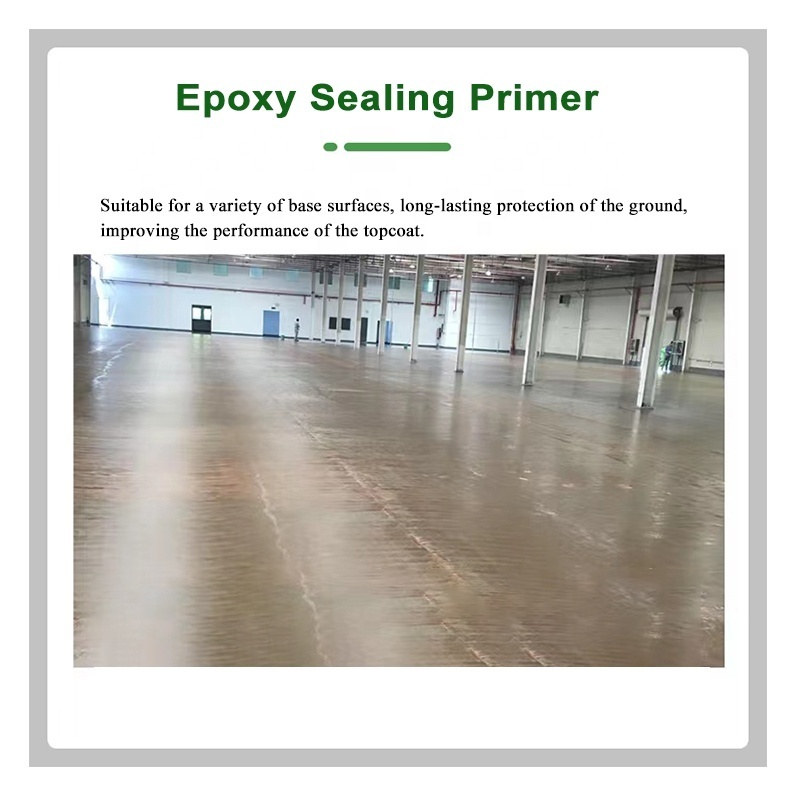 Widely Use Anticorrosive Waterproof Ground Epoxy Closed Primer Alkali-resistant Epoxy Floor Concrete Sealer