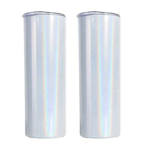 USA Warehouse stocked white 20 oz straight sublimation blanks stainless steel tumblers double wall coffee mug insulated tumblers