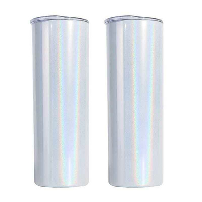 USA Warehouse stocked white 20 oz straight sublimation blanks stainless steel tumblers double wall coffee mug insulated tumblers