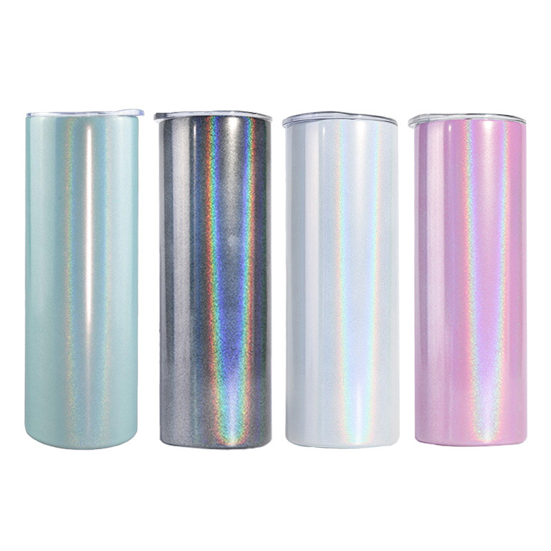 USA Warehouse stocked white 20 oz straight sublimation blanks stainless steel tumblers double wall coffee mug insulated tumblers