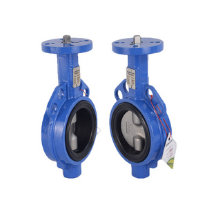 Spring Returned Wafer Pneumatic Butterfly Valve Air Actuated Butterfly Valve EPDM Seat