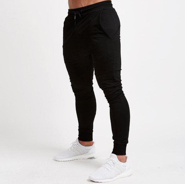 Wholesale casual polyester custom  printing oversized Jogger pants Running Gym Elastic Waist Plain Trousers blank sweatpants men