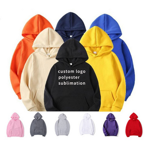 Wholesale High Quality Polyester Custom Sweatshirt Hoodies Polyester Unisex Oversized Blanks Hoodies For Sublimation Printing