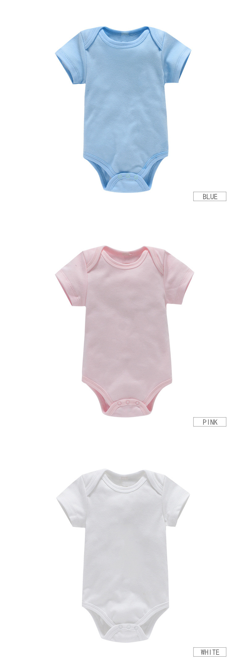 High Quality 0-12 months infant and toddler Baby rompers Bodysuit 100% Polyester Sublimation Blanks Baby Onesie for girl boys