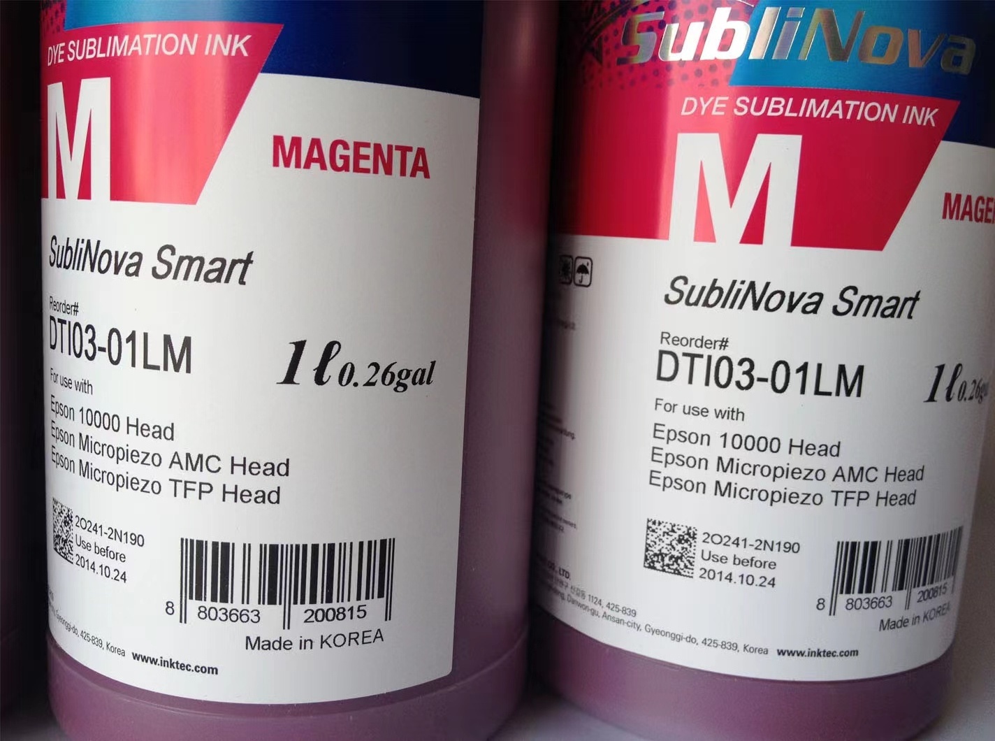 High quality T Shirt printing ink dye sublinova sublimation ink for sublimation printer