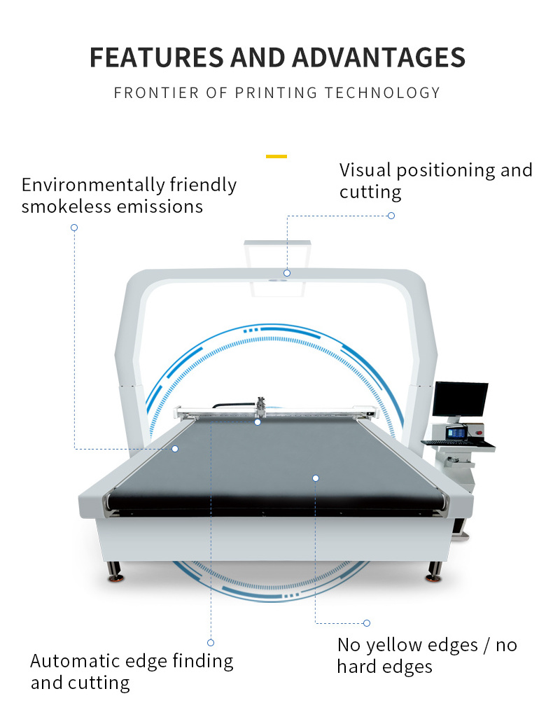 High Speed Low Cost Automatic Camera Cnc Laser Cutting Machine Co2 Laser Cutting Machine For Fabric