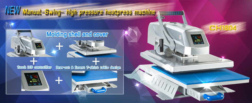 Colorking Swing Away Heat Press 38x38 for Printing T-shirt