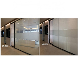 Electrochromic Glass Elevator Self Adhesive Pdlc Film Smart Dimming Glass