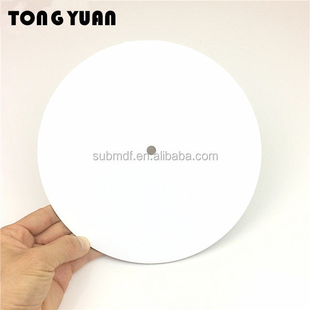 custom blank sublimation mdf wall clock  for photo printing