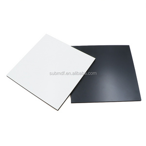 For DIY Printable Wood Sheet Gloss White Top Melamine Back Dye Blank Sublimation MDF Board