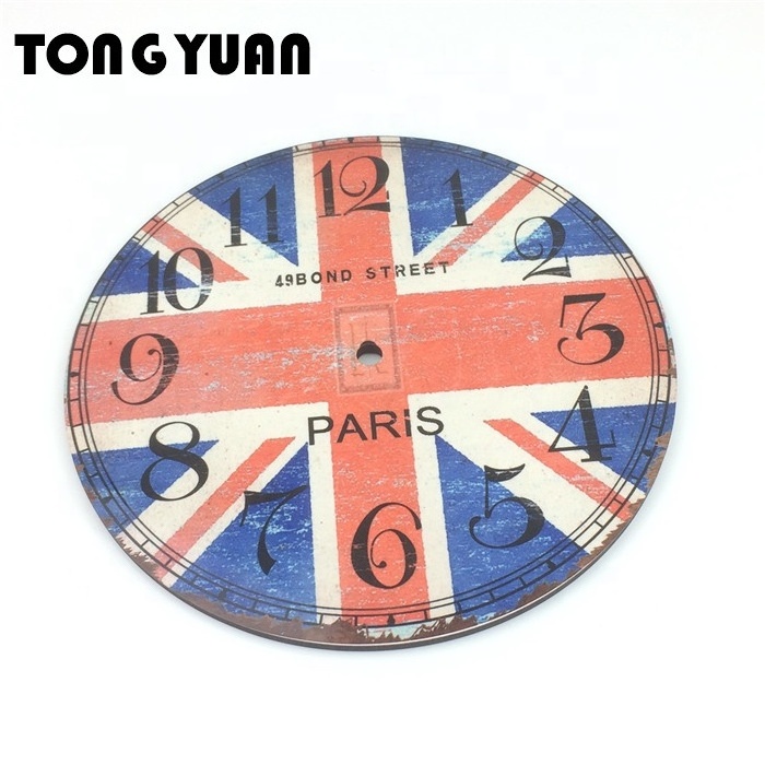 custom blank sublimation mdf wall clock  for photo printing