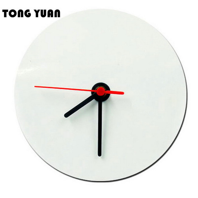 custom blank sublimation mdf wall clock  for photo printing