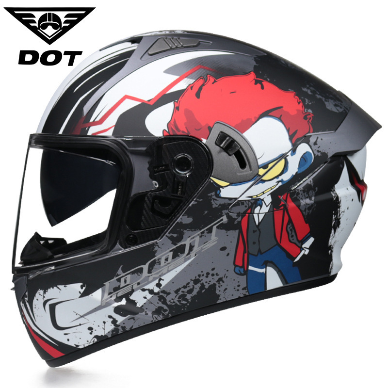 SUBO Wholesale Factory Price Ventilation cool Motorcycle helmet full face motorbike capacete half face retro protective motor