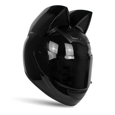 SUBO fashionable Motorefit Motorcycle Car Ear Helmet Women Moto Full Face Motorbike Helmet Motocross Catwoman Helmet with cat ea