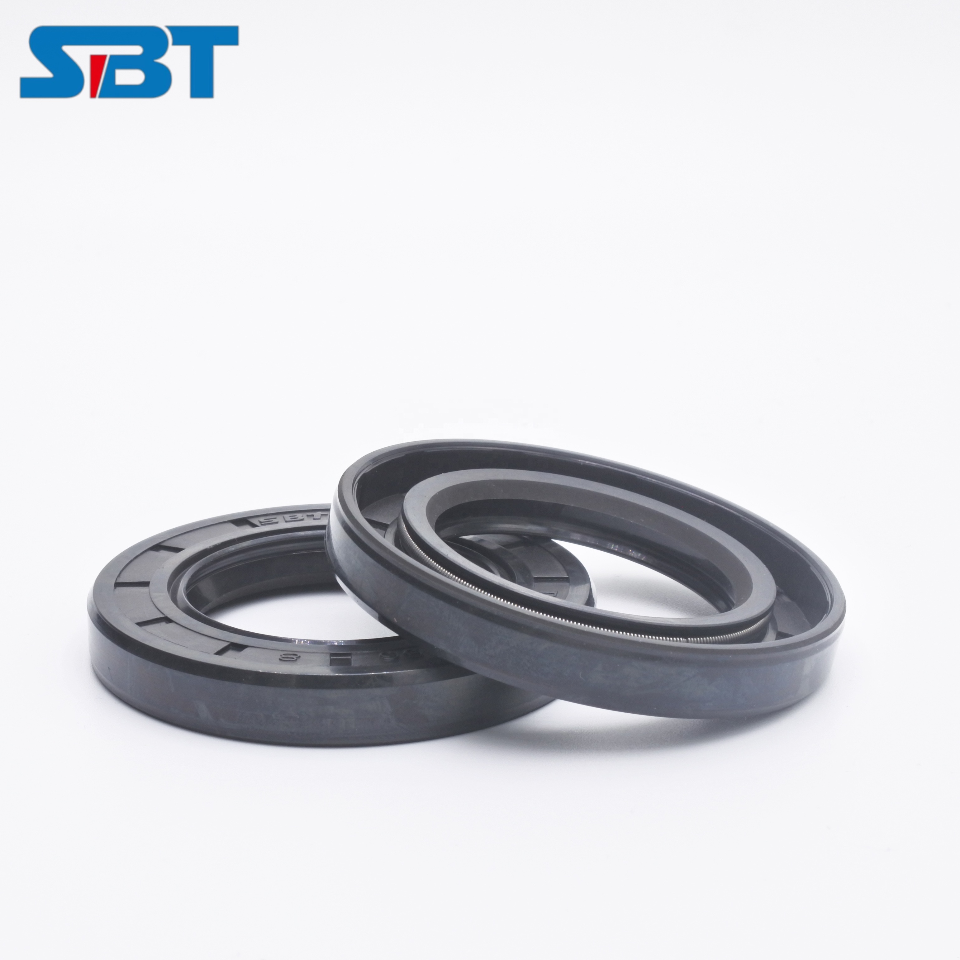 China Manufacture High Quality TC  NBR FKM material shaft skeleton double lip Oil Seal large stock 35*62*12