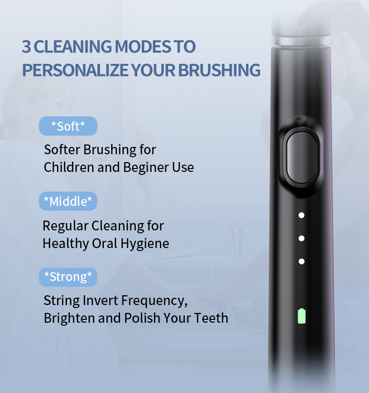 OEM Adult Slim Waterproof Automatic Sonic Mini Travel Vibrating Cheap Rechargeable Electric Toothbrush for Travel