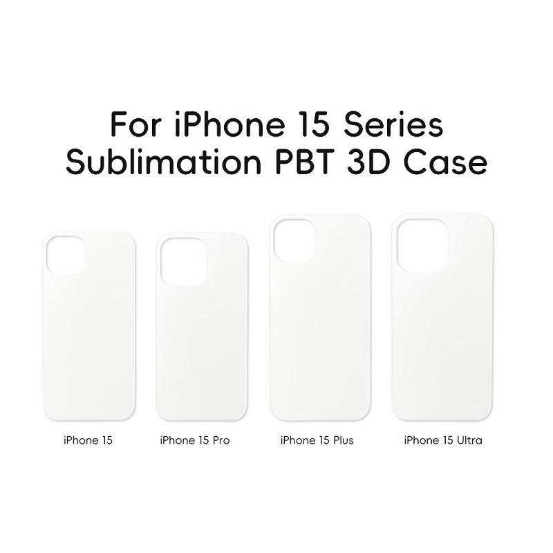 3D PBT Sublimation Case Custom Sublimation Blanks Cell Phone Case Cover For Iphone 15 14 13 12 Case