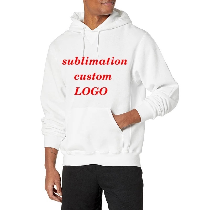 Custom logo US size Men women 100% polyester sweatshirt Oversized hoodies unisex blank sublimation hoodies Wholesale