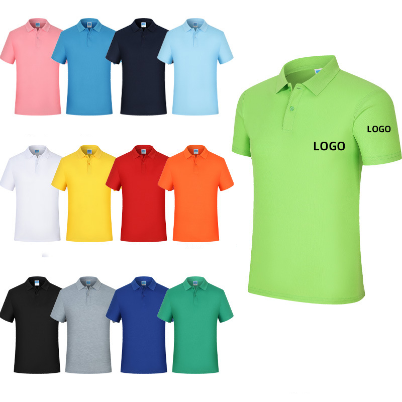 custom sublimation sport polo shirt cotton feel American size slim fit 100% polyester men's classic golf polo shirts