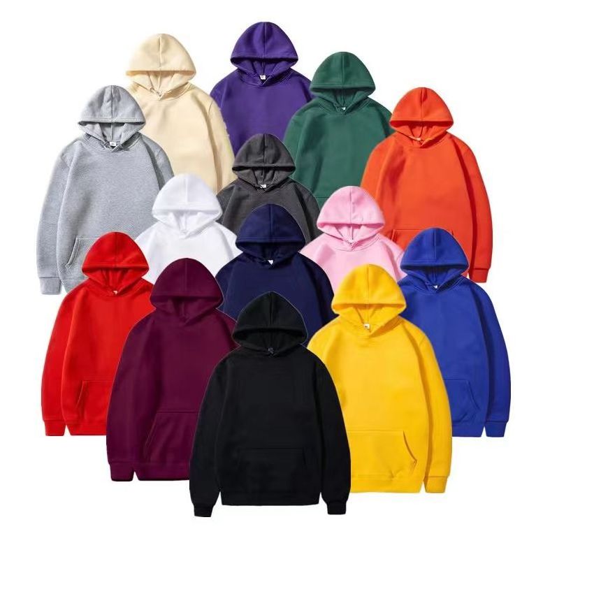 Wholesale High Quality Printing Custom logo Unisex adults US size 100% polyester blank men's hoodies sweatshirts for sublimation