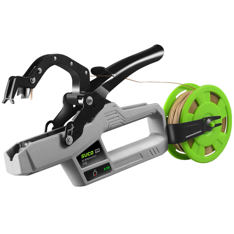 SUCA Farmer plant tying tool Flower Vegetable Vine Tape Twist Tie Binding Tool Electric Tying Machine