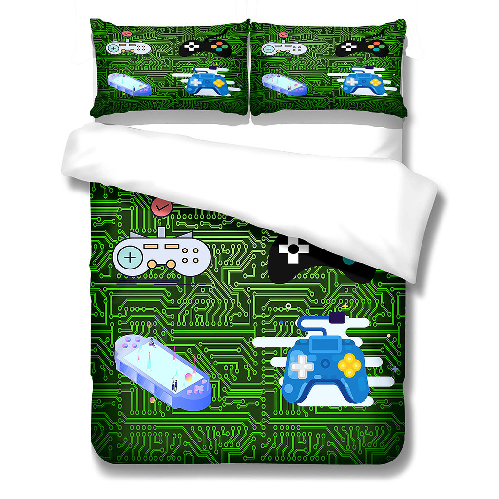 High Quality Dinosaur Design 100% Cotton Twin Size Kids Baby Boy Duvet Covers Bedding Set