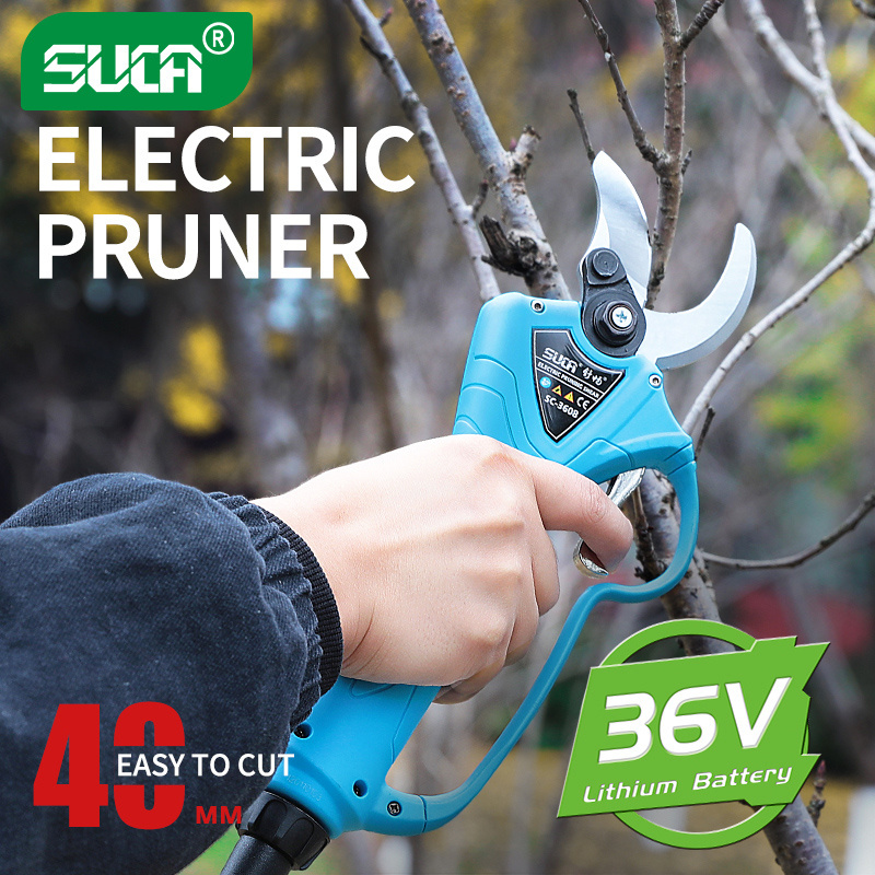 Lithium Battery Cordless Scissors Electric Pruner Shear Electric Tree Pruning Battery Lopper