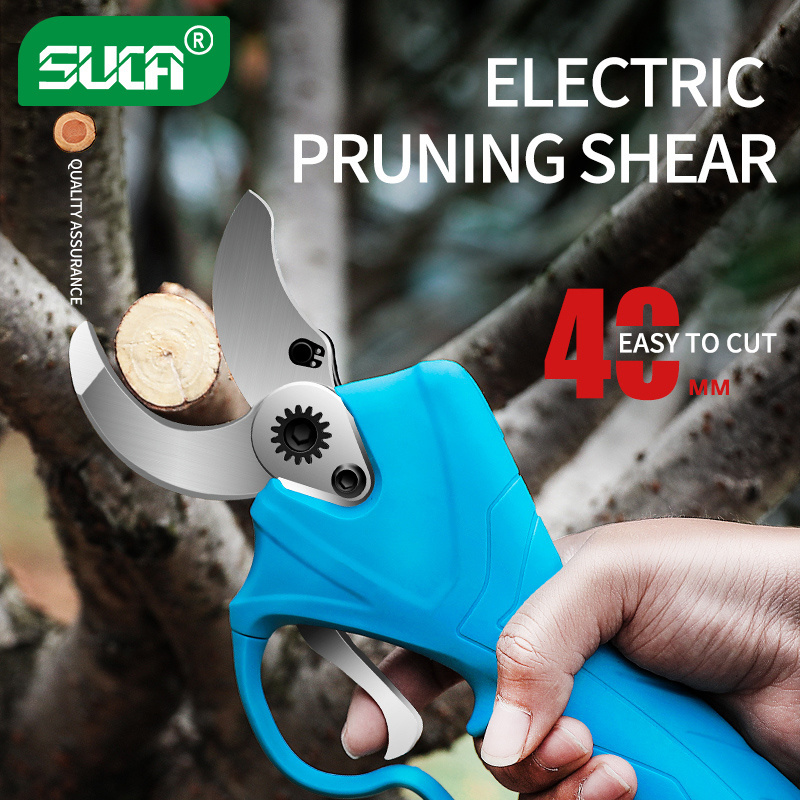 Lithium Battery Cordless Scissors Electric Pruner Shear Electric Tree Pruning Battery Lopper