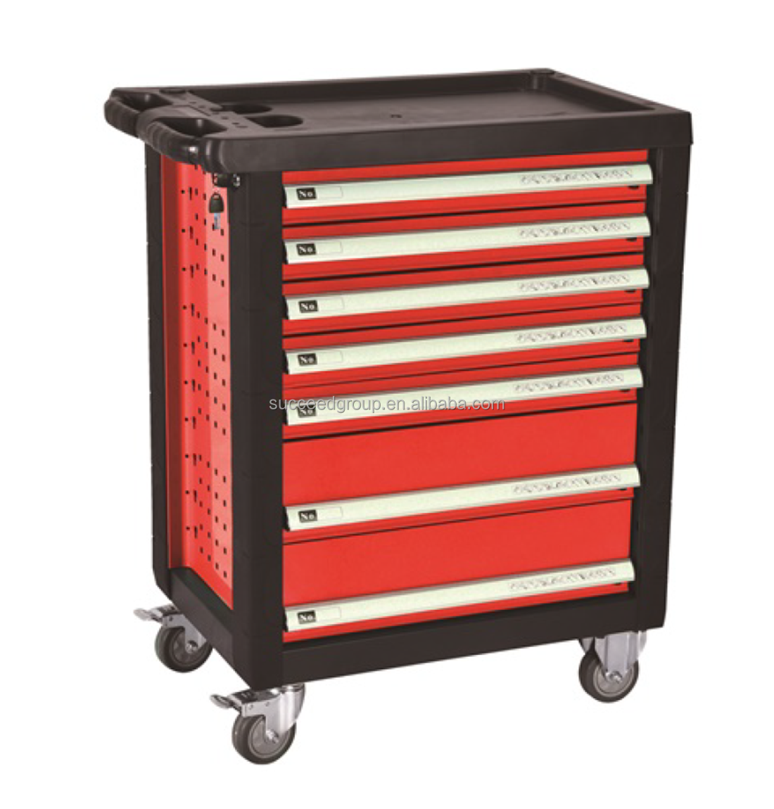 Tool Chest Heavy Duty Cart Steel Rolling Tool Box 7 Drawer Cabinet