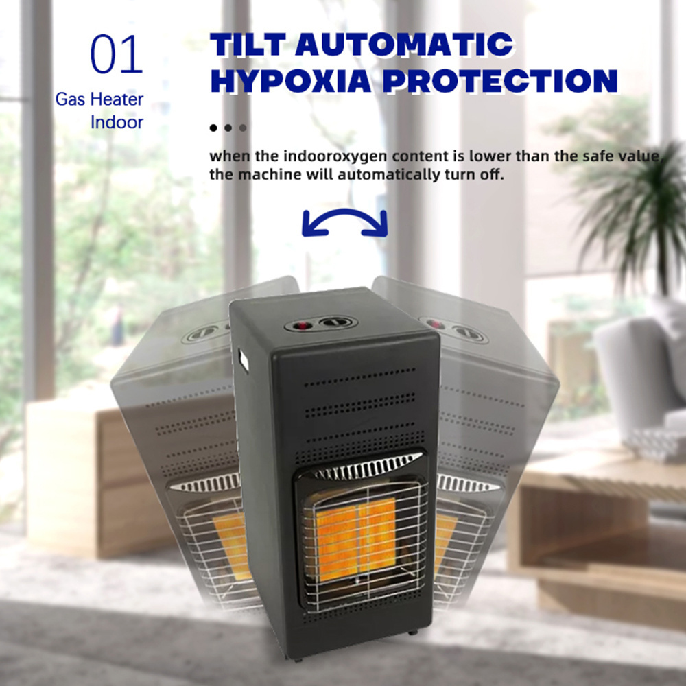 Small New Design Portable Gas Heaters For Home Portable Indoor Butane Gas Heater Freestanding Gas Room Heater