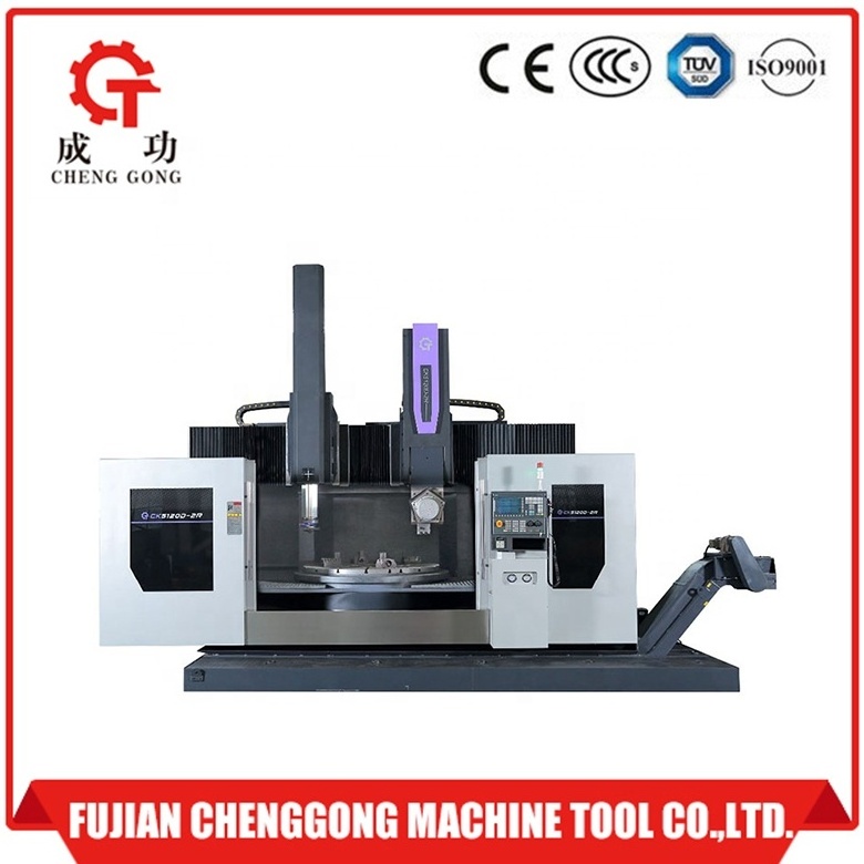 vertical lathe machine for turning grinding butterfly valve textile machinery machining