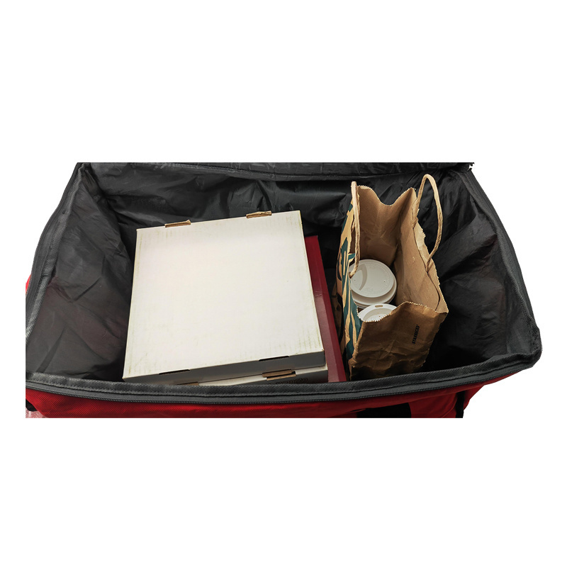 Red color catering bag doordash Insulated Food Delivery Cooler Bags Keep Food Warm drink cold