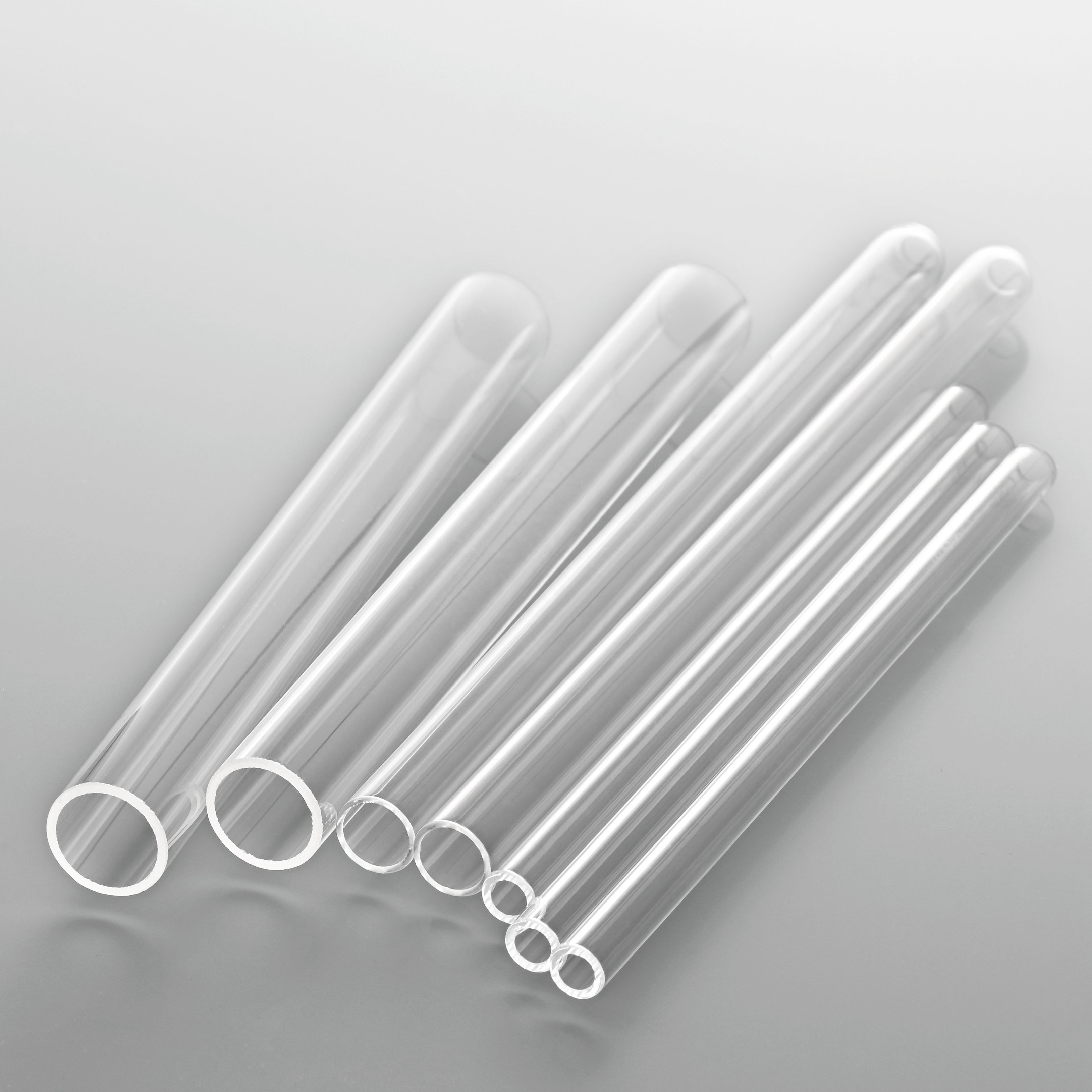 SUCCESS Transparent Quartz Glass Test Tube Customized Heat Resistant Clear Quartz Pipe