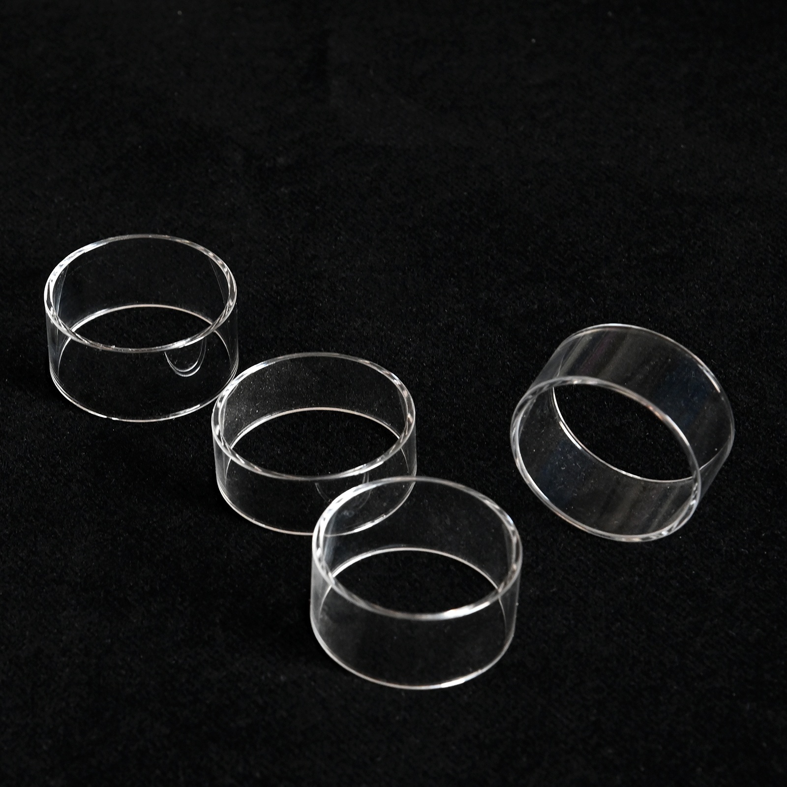 SUCCESS Fused Silica Ring Quartz Optical Quartz Tube Quartz Glass Ring