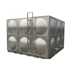 Modular type stainless steel metal water tank