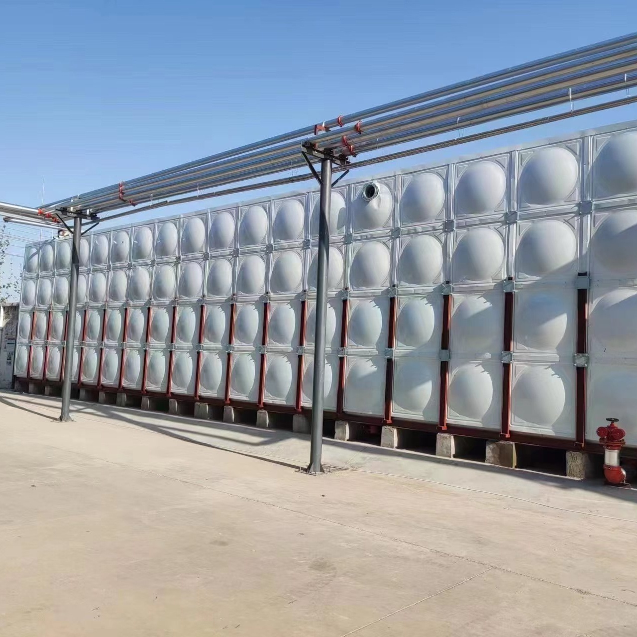 Modular stainless steel water storage tank for drinking water ss304