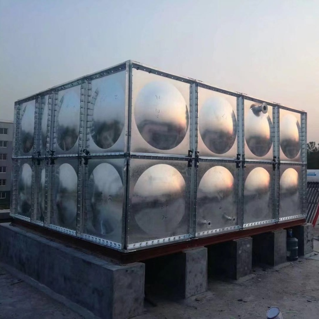 Modular stainless steel water storage tank for drinking water ss304