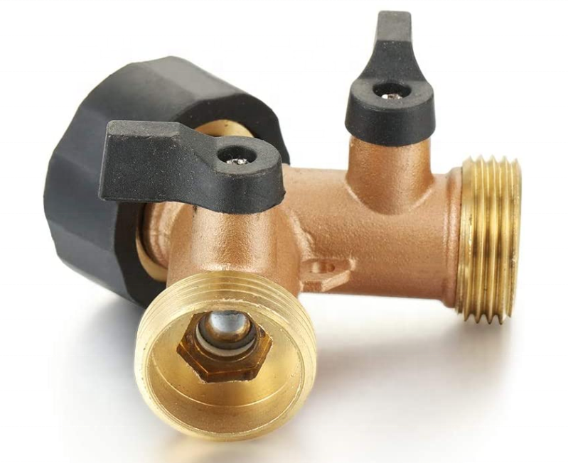 Y-type Hose distributor separate on-off valve with an independent on-off valve