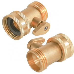 CNC 3/4 Inch Heavy Duty Brass Garden Hose Shut Off Valve With Rubber Washers