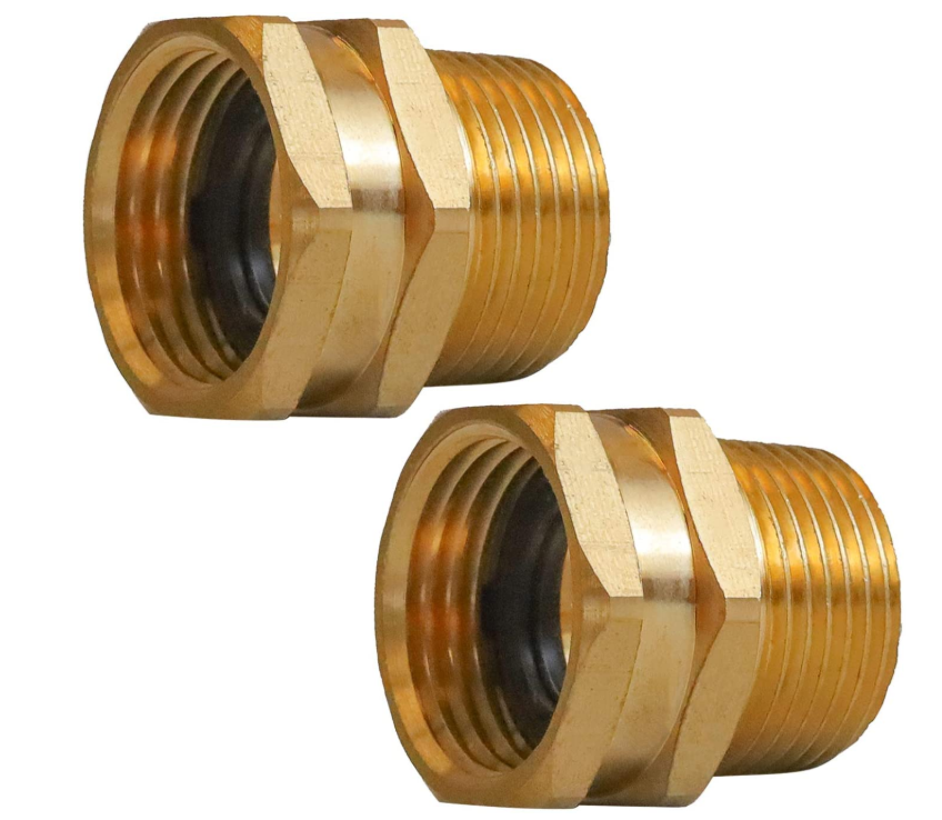 GHT To NPT Brass Tap Connector 3/4