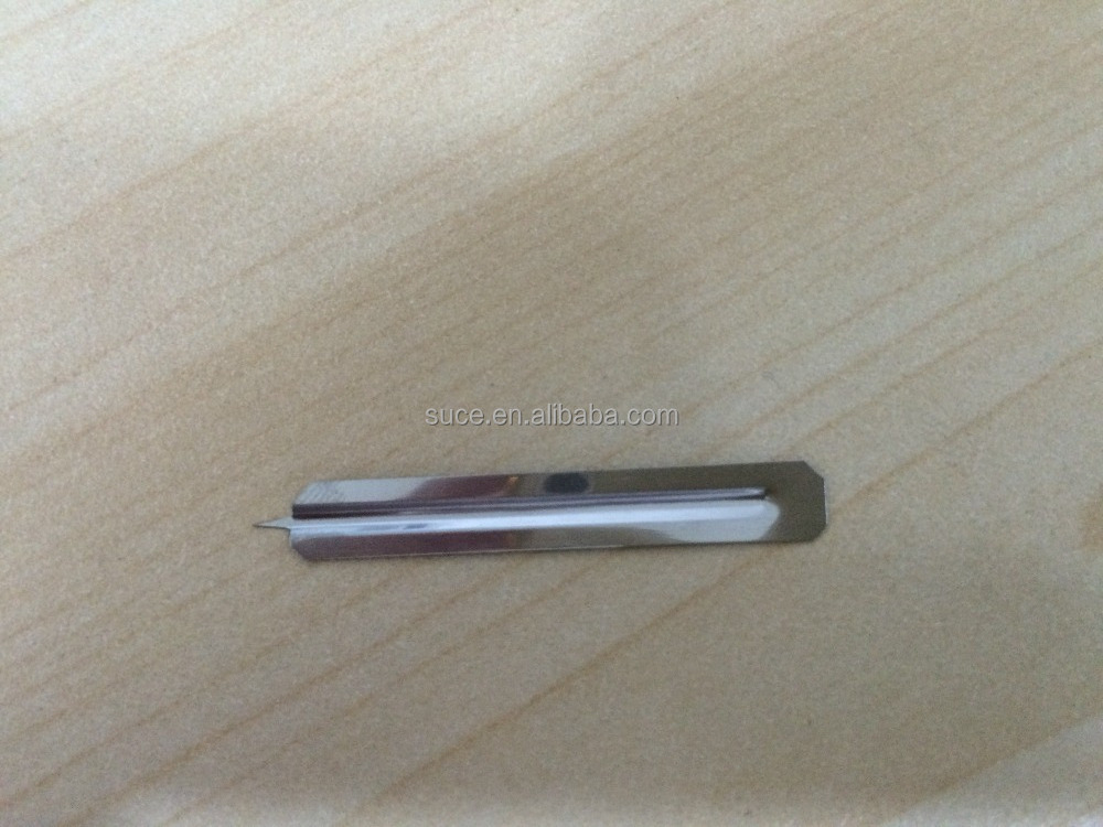 Disposable blood lancet, stainless steel blood lancet, safety lancet,