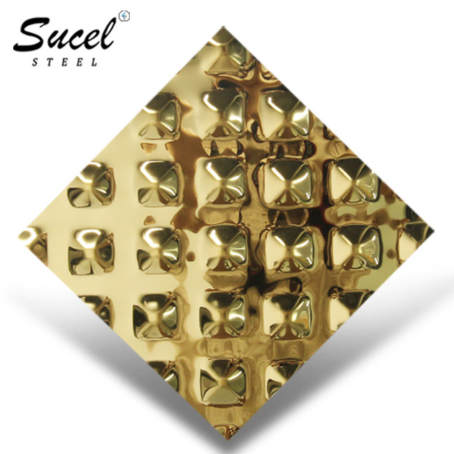 Sucel Steel Products Wall Decoration Panel 3D Stainless Steel Decor Wall Stickers 3D Wall Panels Interior