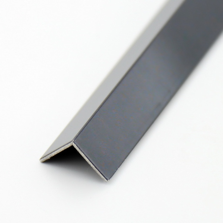 Sucel Polished L Angle Metal Tile Edging Trim for Wall Floor Stainless Steel Edge Profile Protective Tile Trim