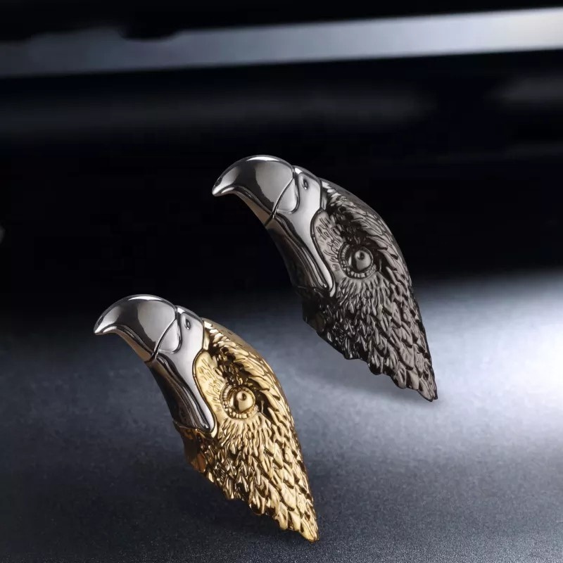 Creative Cool Clock Eagle Gas Open Flame Eagle Torch Lighters