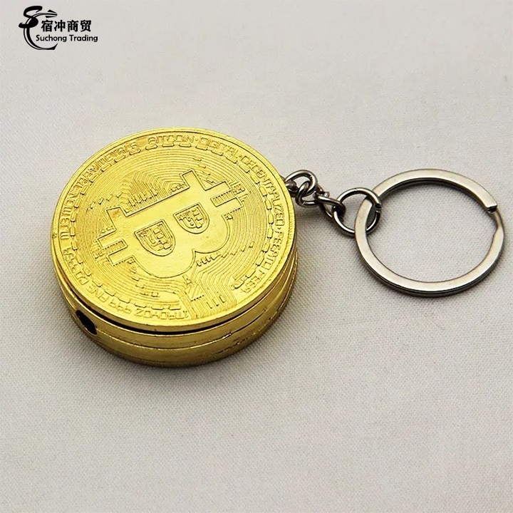 Mini Coin Fashion Novelty Lighters & Smoking Accessories Metal Fire Keychain Gas Classic Lighter