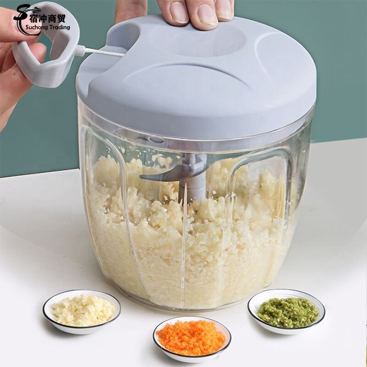 Multifunction Stainless Steel Garlic Crusher Mincer Manual Onion Grinder Chopper Mini Processoronion Grinder