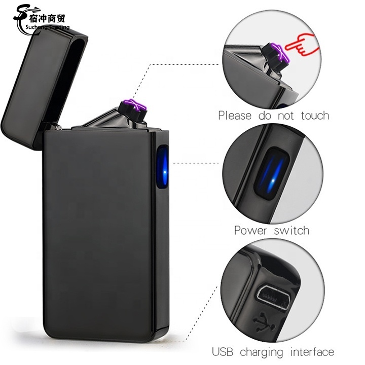 2023 Electric Dragon Lighter USB Rechargeable Cigarette Electronic Plasma Dual Arc Lighters