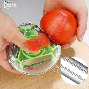 Smart Kitchen Tools Set 3 in 1 Manual Rotary Fruit and Vegetable Slicer And Grater Rotatable Potato Peeler Machine