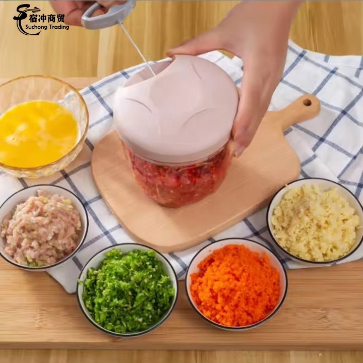 Multifunction Stainless Steel Garlic Crusher Mincer Manual Onion Grinder Chopper Mini Processoronion Grinder