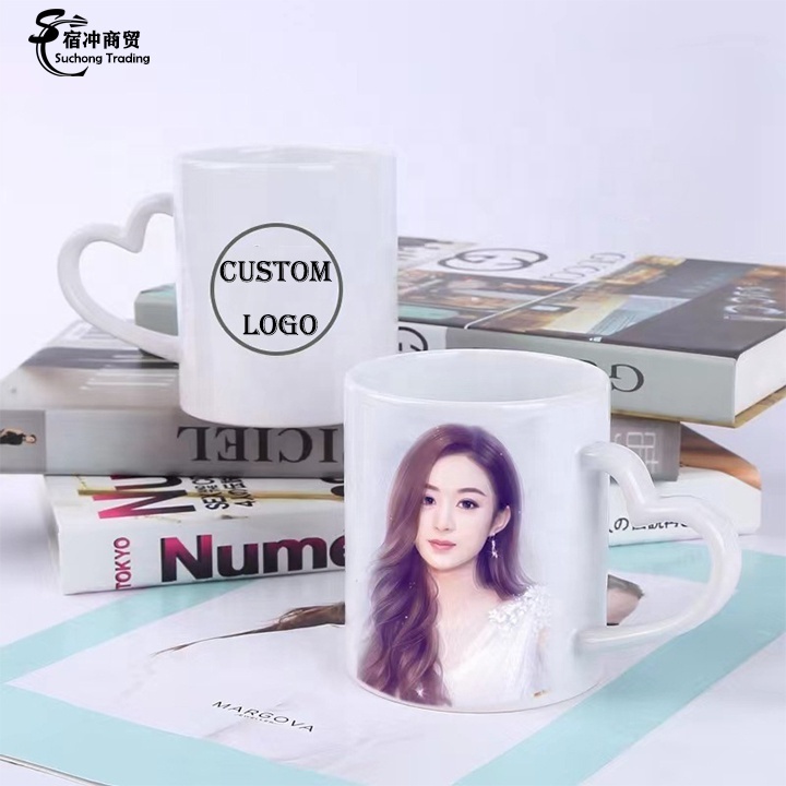 Cup Manufacturer 11 Oz Porcelain Plain White Custom Logo Sublimation Blank Ceramic Cup Tea Coffee Mugs